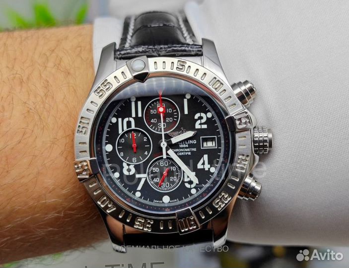 Стильные часы мужские Breitling японский кварц