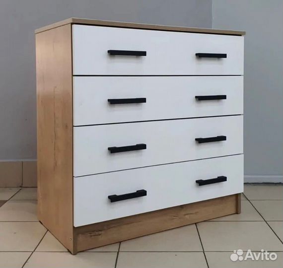 Комод Дуб вотан/Белый