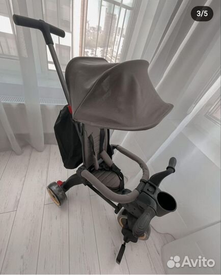 Новый велосипед коляска с ручкой, аналог Doona