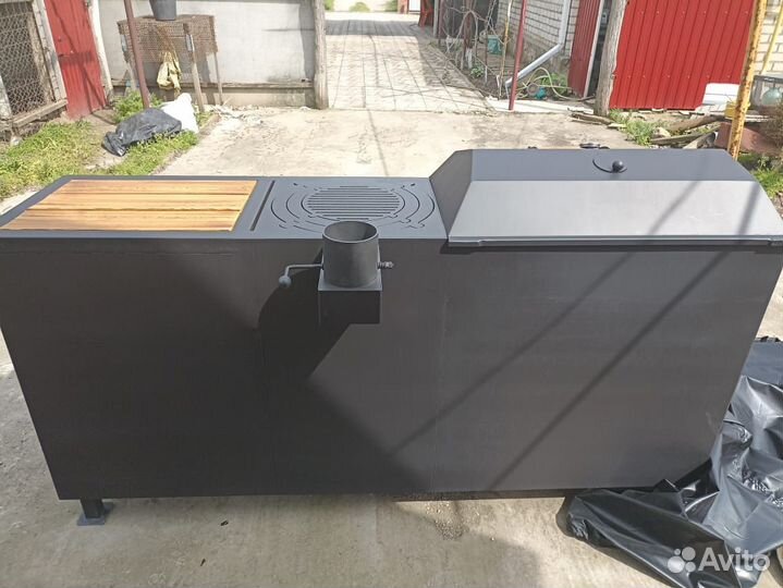 Мангал с крышей