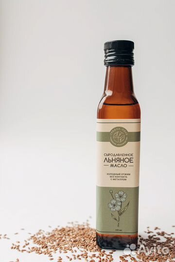Сыродавленное Льняное масло