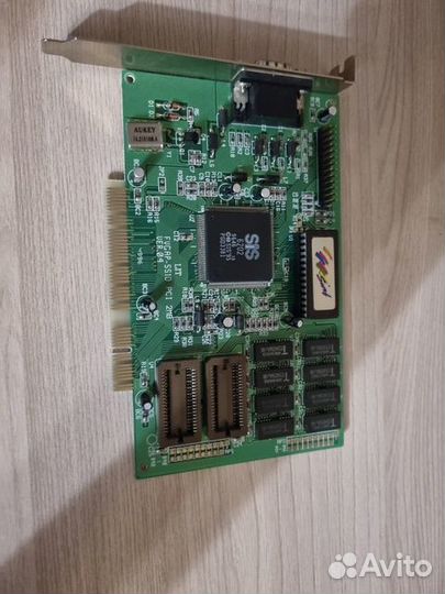 Видеокарта на чипе SiS 6202 fvgap-SS1D PCI 2MB