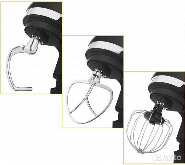 Миксер стационарный Kitfort KT-1337-2 600Вт черный