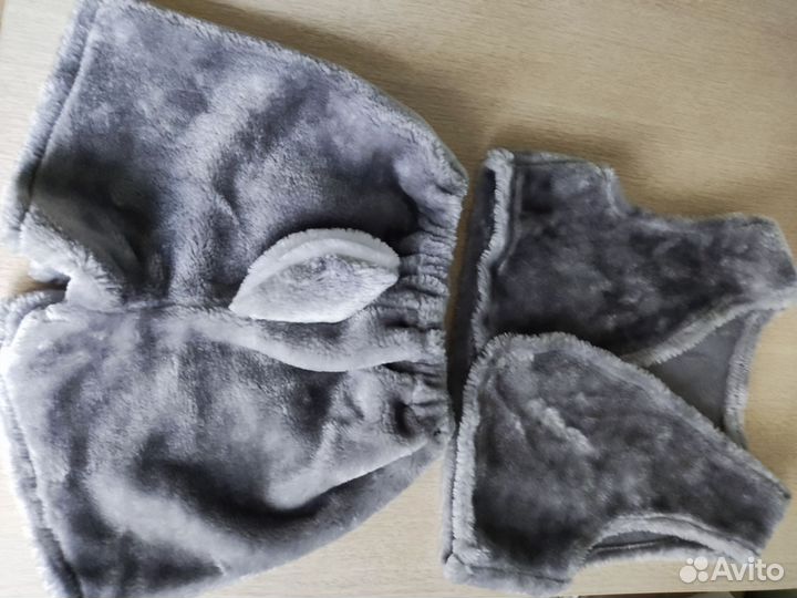 Новогодний костюм зайчика для мальчика