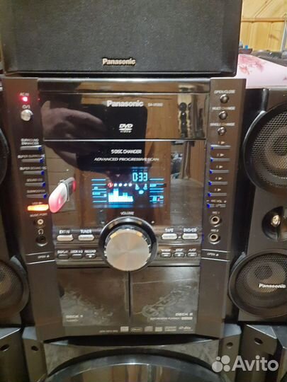 Panasonic SA-VK 960 super мощный (7колонок+ саб 25