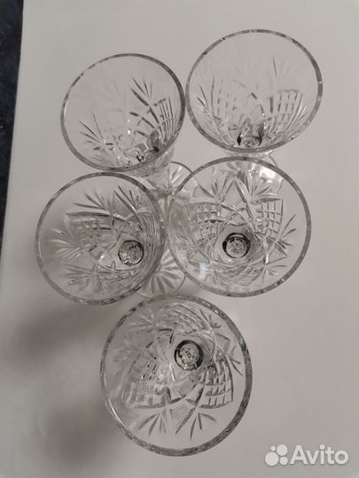 Фужеры хрустальные СССР