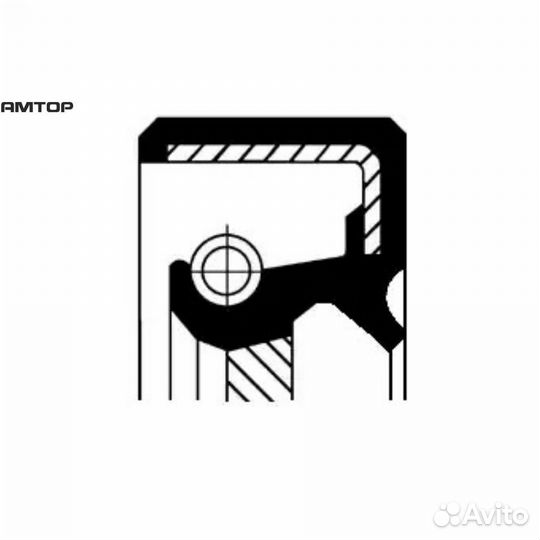 Corteco 19035189B Сальник полуоси лев. 43,2x66,2x8