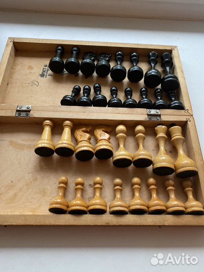 Шахматы СССР деревянные №12
