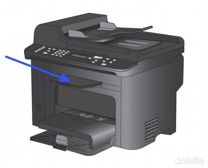 Лоток выходной HP LJ Pro M1536 P1606