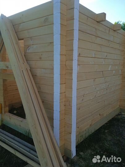 Изготовление срубов из профилированного бруса