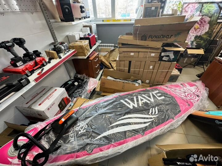 Доска для вейксерфинга Kesser Pink 366 cm