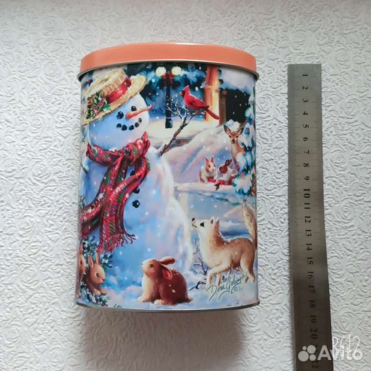 Жестяная банка из под чая