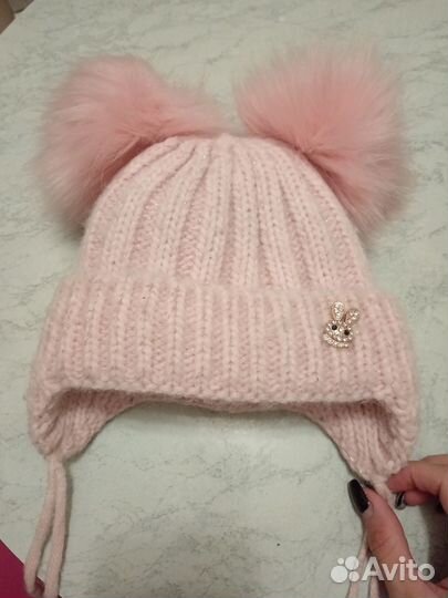 Шапка зимняя для девочки