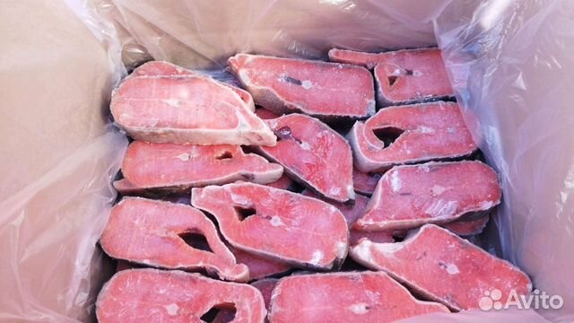 Стейк нерки, стейк кеты, кижуча заморозка