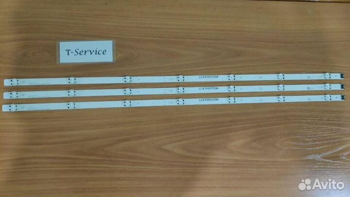 Комплект подсветки для телевизора LG 43