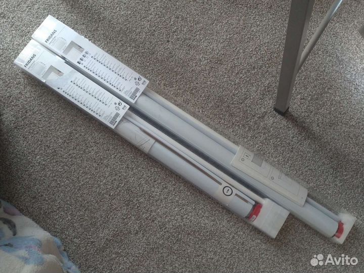 Рулонная штора IKEA фриданс 60 и 80 см белая