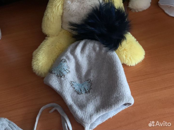 Шапка зимняя для девочки 52 54