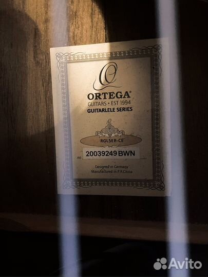 Гитарлеле Ortega с кейсом Gator