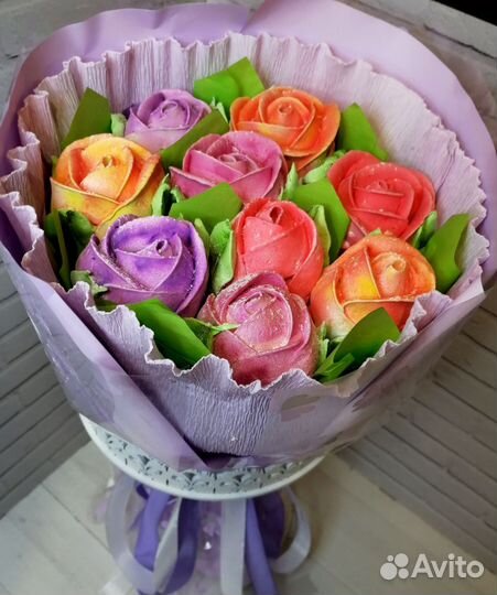 Букеты и композиции из зефира и другие сладости