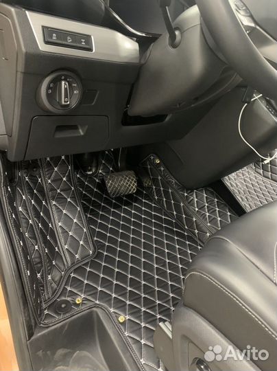 3d коврики всалон Audi Coupe