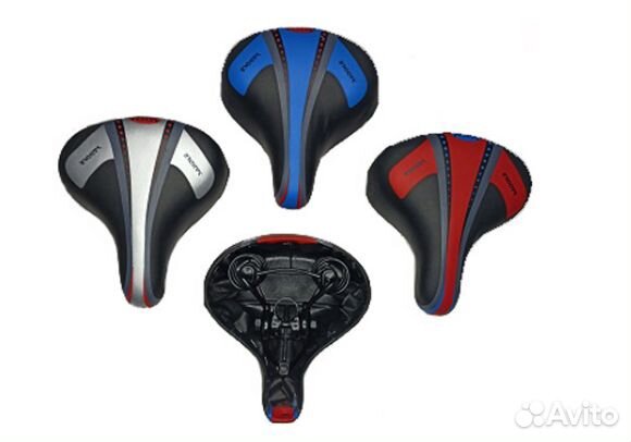 Сидение для велосипеда детское, с черными пружинам