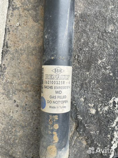 Амортизатор задний Рено Меган 3, Флюенс