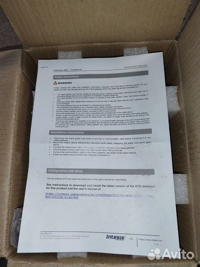 Intesis интерфейс TO-AC-KNX-16
