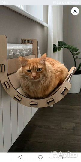 Лежак гамак для кошек