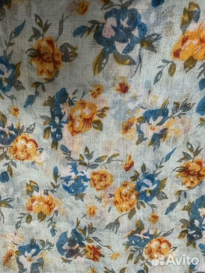 Шарф снуд женский с цветами