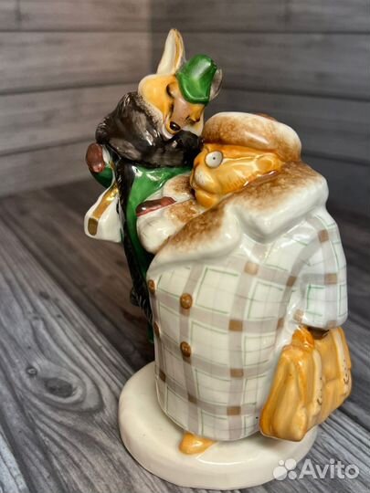 Статуэтка Лиса и бобер. лфз