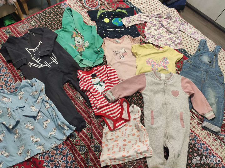 Вещи на девочку пакетом 74-80