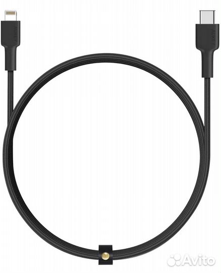 Кабель USB-C Apple MFI Aukey Braided Nylon 2m