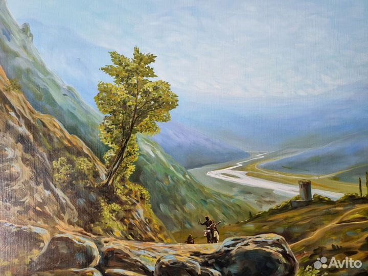 Картина маслом на холсте большая