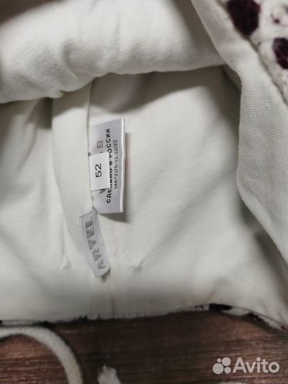 Шапка зимняя для девочки 52 54