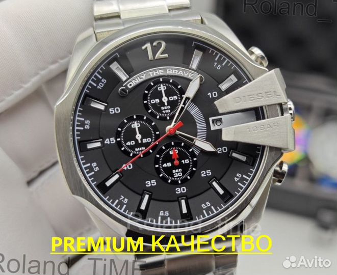 Массивные мужские часы Diesel гарантия