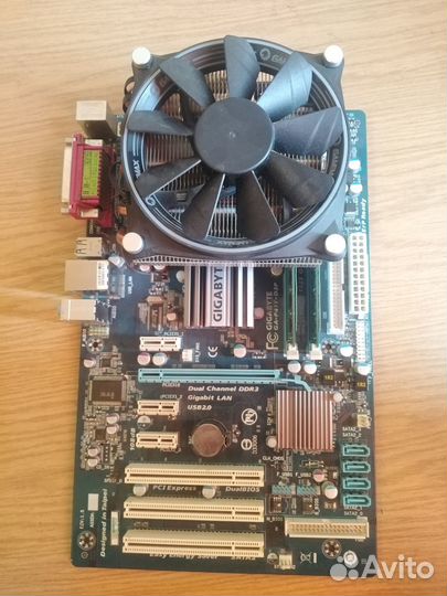Комплект материнская плата, процессор, память, кул