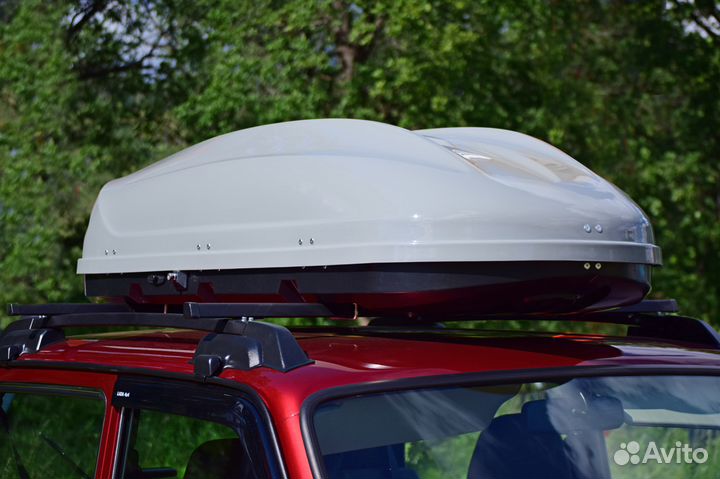 Бокс Turino LUX 410 серый матовый. На 2 стороны