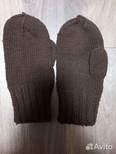 Варежки вязаные