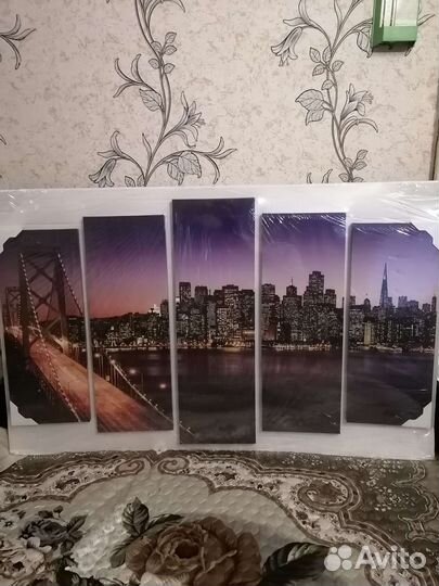 Модульная картина новая в упаковке