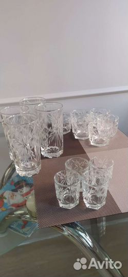 Хрусталь. Стаканы, рюмки, стопки