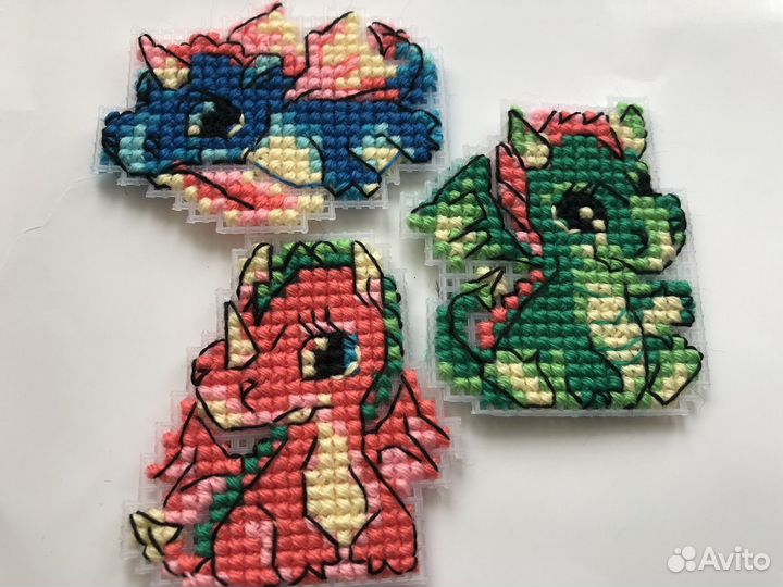 Магниты ручной работы (символ 2024 года)