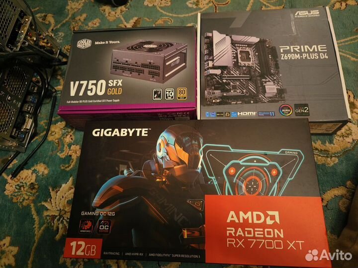 Видеокарта Gigabyte RX7700XT gaming OC 12GB новая