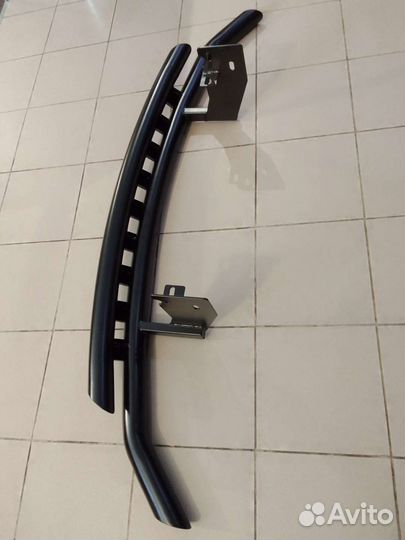 Передняя защита УАЗ Патриот двойная 63.5 мм