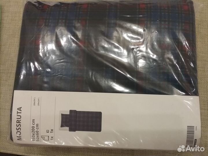 Постельное белье Икеа фланель редкий 1,5 спальный