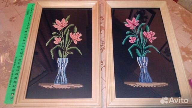 Картины вышитые крестом
