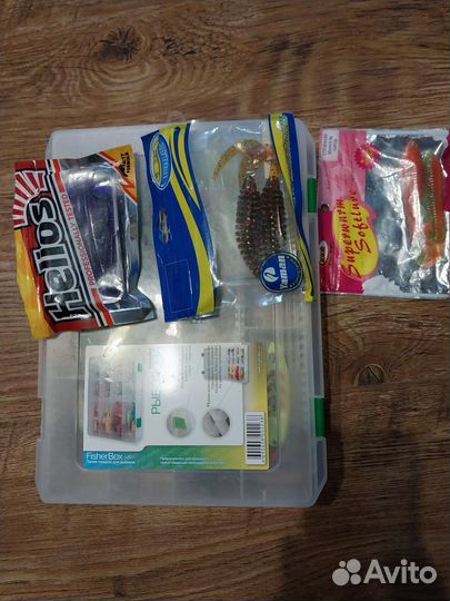 Коробка для приманок, силиконовые и др. приманки