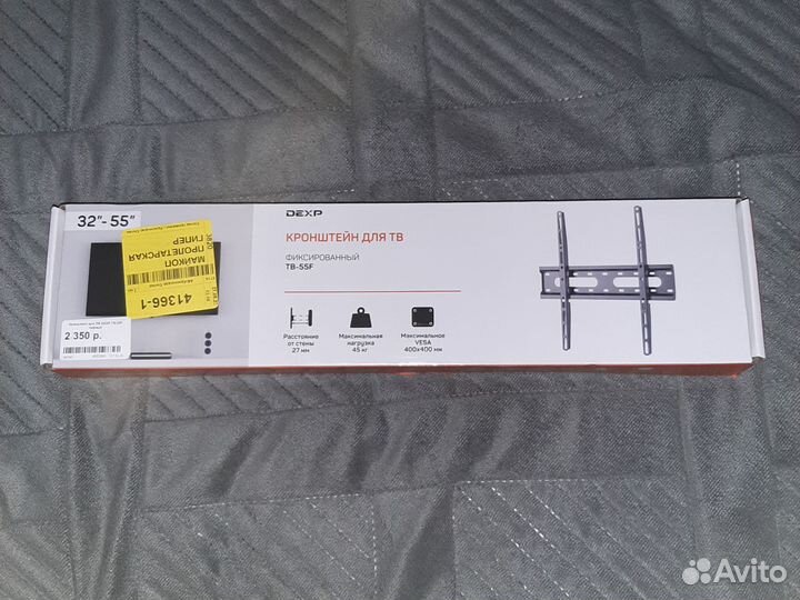 Кронштейн для тв dexp Фиксированный TB-55F 36”-55”