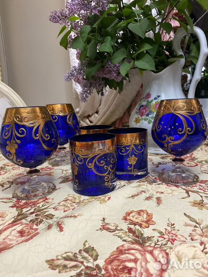 Фужеры Богема оригинал. Винтаж