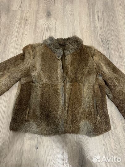 Натуральная шуба из кролика
