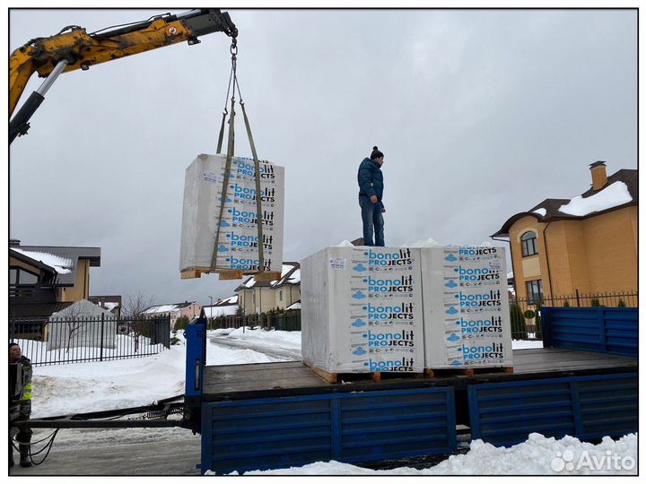 Газобетонные блоки с завода Bonolit